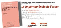 Presentació del poemari “La impermanència de l’ésser” de Mari Carme Arnau i Orts